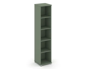Стеллаж 1 узкая секция, 5 ниш CN.STU-510 420x420x1922 Концепт / Concept images