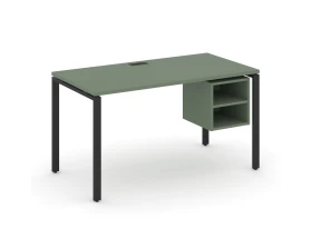 Стол рабочий с подвесной тумбой с 2 открытыми нишами CN.SP-106 1180x720x750 Концепт / Concept images