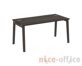 Стол рабочий руководителя, опоры - массив дерева 158x80x75 Оникс Вуд Директ / Onix Wood Direct images