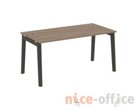 Стол рабочий руководителя, опоры - массив дерева 158x80x75 Оникс Вуд Директ / Onix Wood Direct images