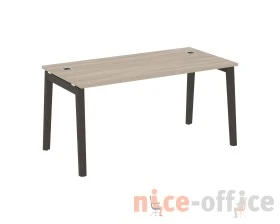 Стол рабочий руководителя, опоры - массив дерева 158x80x75 Оникс Вуд Директ / Onix Wood Direct images