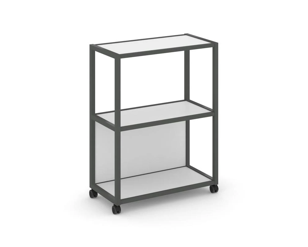 Стеллаж 3 уровня 1 секция VR.LT-STK-302.08 800x400x1046 Шелф Мобайл / Shelf Mobile