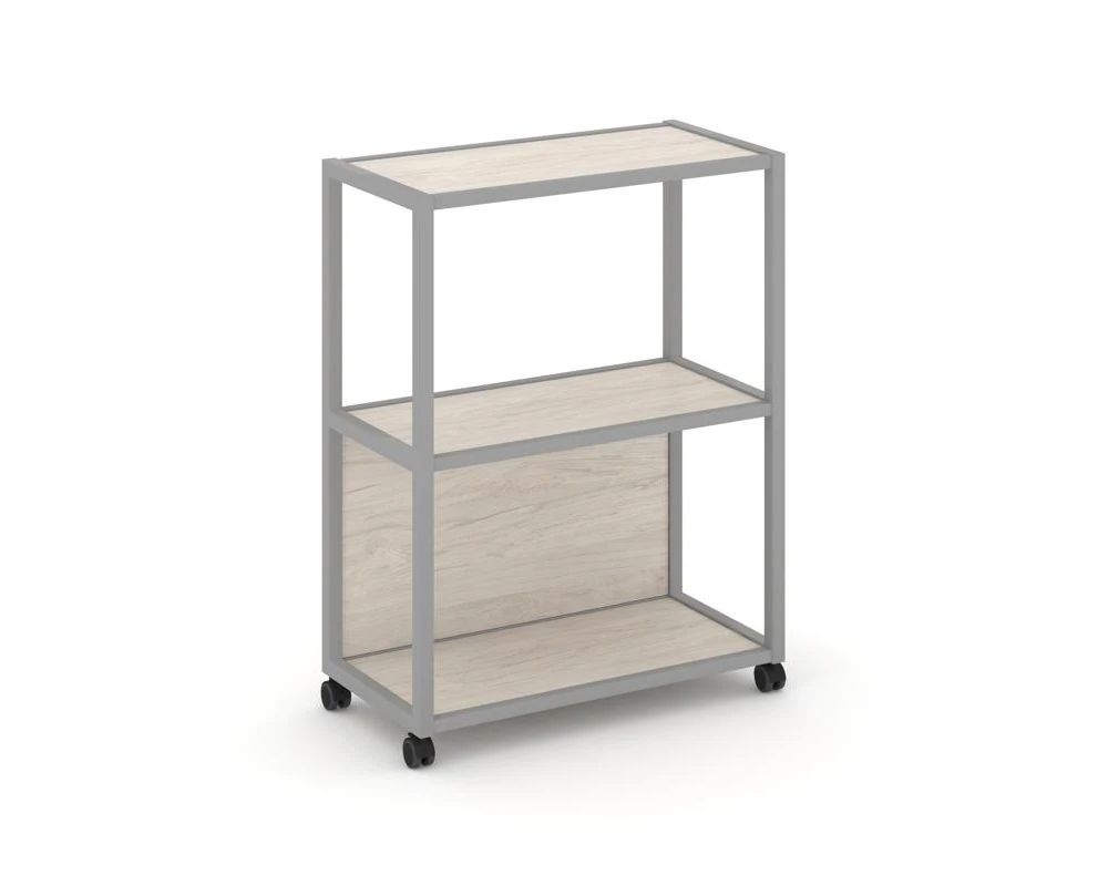 Стеллаж 3 уровня 1 секция VR.LT-STK-302.08 800x400x1046 Шелф Мобайл / Shelf Mobile