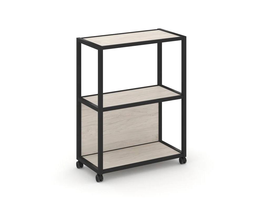 Стеллаж 3 уровня 1 секция VR.LT-STK-302.08 800x400x1046 Шелф Мобайл / Shelf Mobile