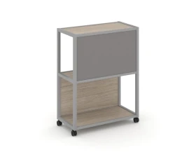 Стеллаж 3 уровня 1 секция VR.LT-STK-303.12 1200x400x1046 Шелф Мобайл / Shelf Mobile images