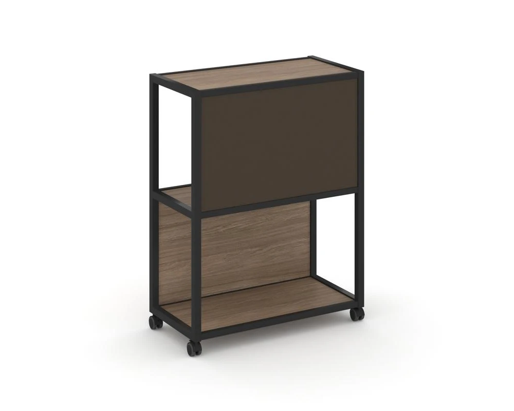 Стеллаж 3 уровня 1 секция VR.LT-STK-303.12 1200x400x1046 Шелф Мобайл / Shelf Mobile