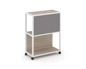 Стеллаж 3 уровня 1 секция VR.LT-STK-303.12 1200x400x1046 Шелф Мобайл / Shelf Mobile images