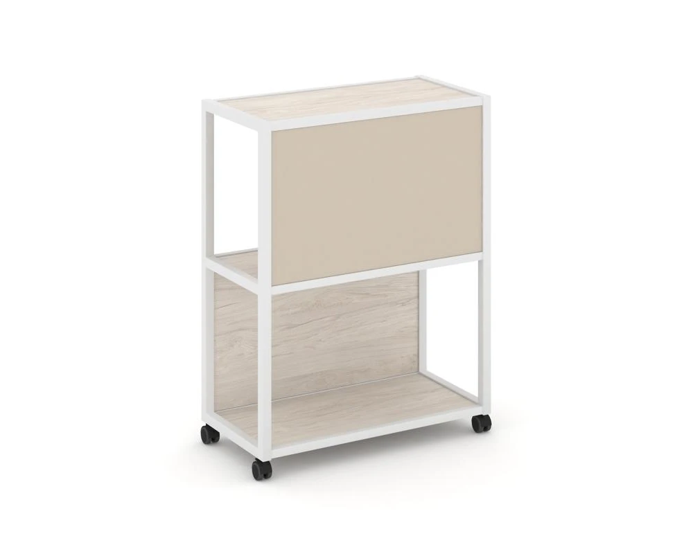 Стеллаж 3 уровня 1 секция VR.LT-STK-303.12 1200x400x1046 Шелф Мобайл / Shelf Mobile