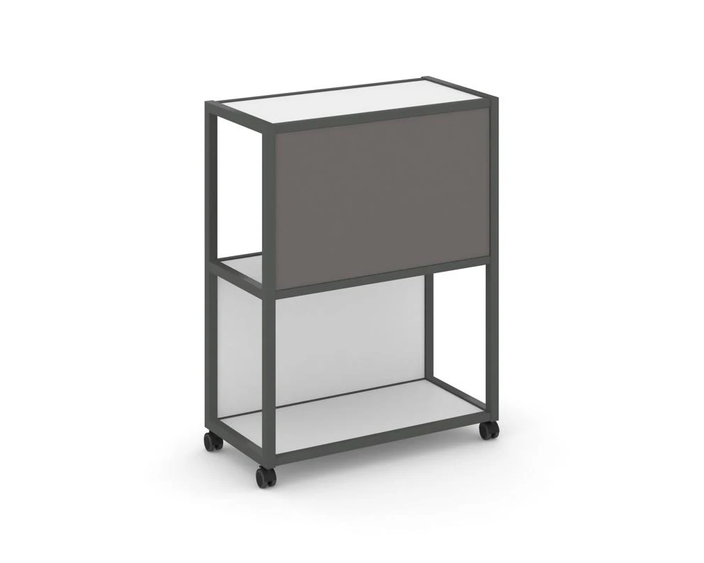 Стеллаж 3 уровня 1 секция VR.LT-STK-303.12 1200x400x1046 Шелф Мобайл / Shelf Mobile