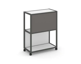 Стеллаж 3 уровня 1 секция VR.LT-STK-303.12 1200x400x1046 Шелф Мобайл / Shelf Mobile images