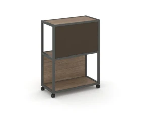 Стеллаж 3 уровня 1 секция VR.LT-STK-303.12 1200x400x1046 Шелф Мобайл / Shelf Mobile images