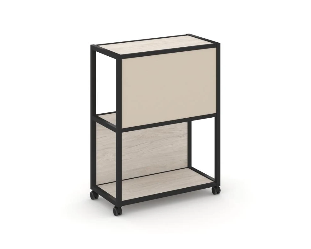 Стеллаж 3 уровня 1 секция VR.LT-STK-303.12 1200x400x1046 Шелф Мобайл / Shelf Mobile