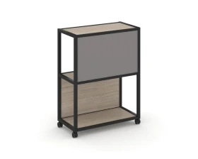 Стеллаж 3 уровня 1 секция VR.LT-STK-303.12 1200x400x1046 Шелф Мобайл / Shelf Mobile images