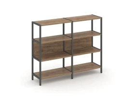 Двухсекционный стеллаж трехярусный Шелф Систем / Shelf System images