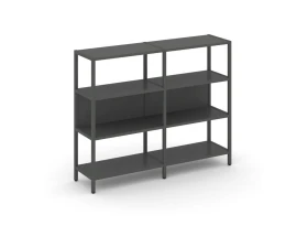 Двухсекционный стеллаж трехярусный Шелф Систем / Shelf System images