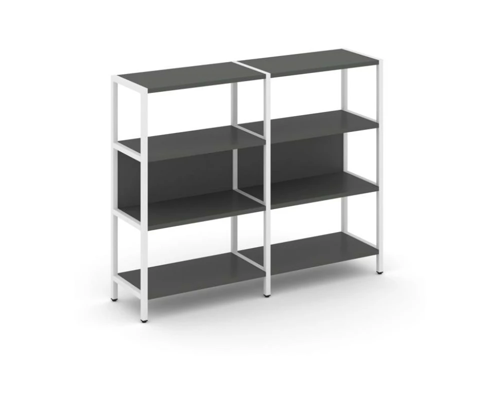 Двухсекционный стеллаж трехярусный Шелф Систем / Shelf System