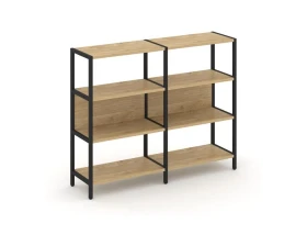 Двухсекционный стеллаж трехярусный Шелф Систем / Shelf System images