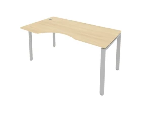 Стол криволинейный левый на П-образном м/к 160x90x75 Метал Систем / Metal System images