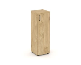 Шкаф средний узкий правый закрытый 400x400x1203 Стайл Проджект / Style Project images