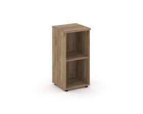 Стеллаж низкий узкий 400x400x833 зад. стенка HDF Стайл Проджект / Style Project images