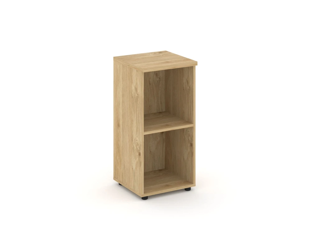 Стеллаж низкий узкий 400x400x833 зад. стенка HDF Стайл Проджект / Style Project