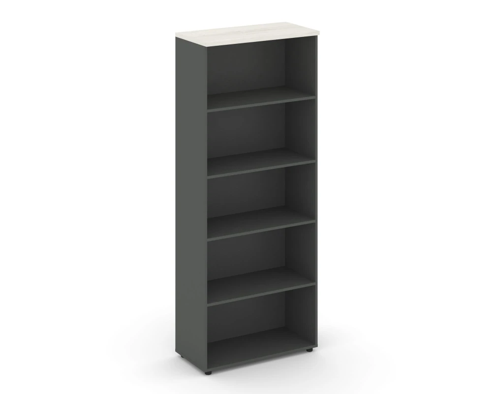 Стеллаж высокий широкий 796x400x1982 зад. стенка HDF Стайл Проджект / Style Project