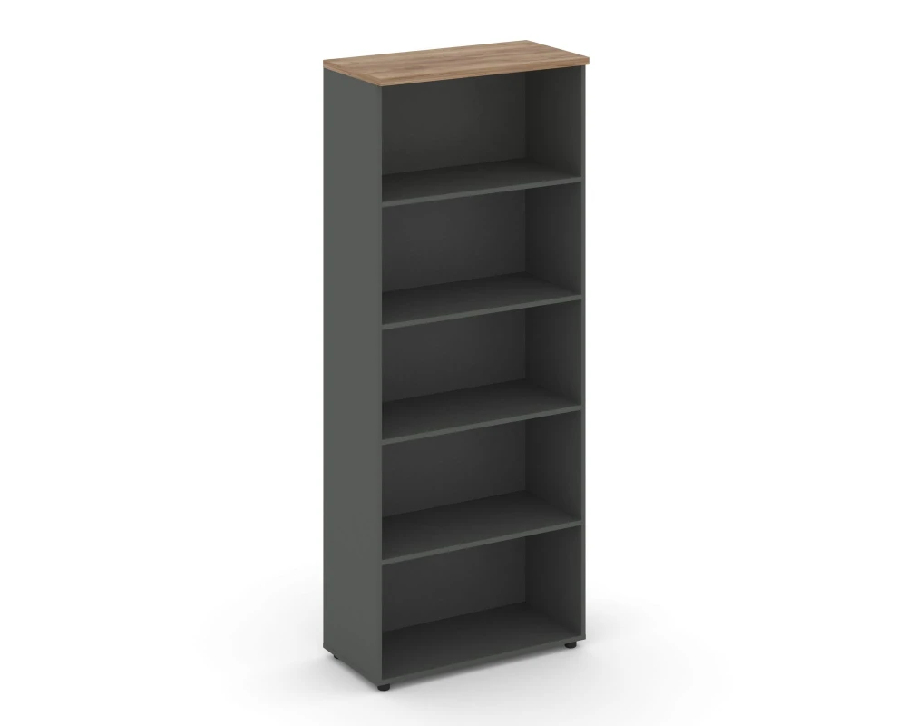 Стеллаж высокий широкий 796x400x1982 зад. стенка HDF Стайл Проджект / Style Project