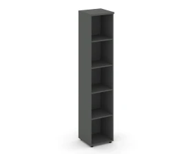 Стеллаж высокий узкий 400x400x1982 зад. стенка HDF Стайл Проджект / Style Project images