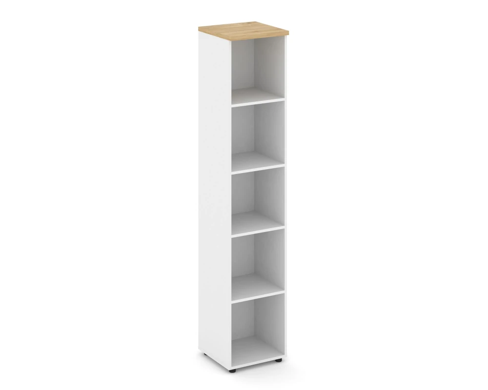 Стеллаж высокий узкий 400x400x1982 зад. стенка HDF Стайл Проджект / Style Project