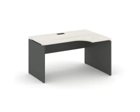 Стол рабочий эргоном. правый 1580x600/980x750 Стайл Проджект / Style Project images