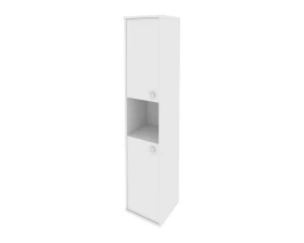 Шкаф высокий узкий 2 низкие двери ЛДСП левый 412x410x1980 Стайл Систем / Style System images