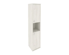 Шкаф высокий узкий 2 низкие двери ЛДСП правый 412x410x1980 Стайл Систем / Style System images