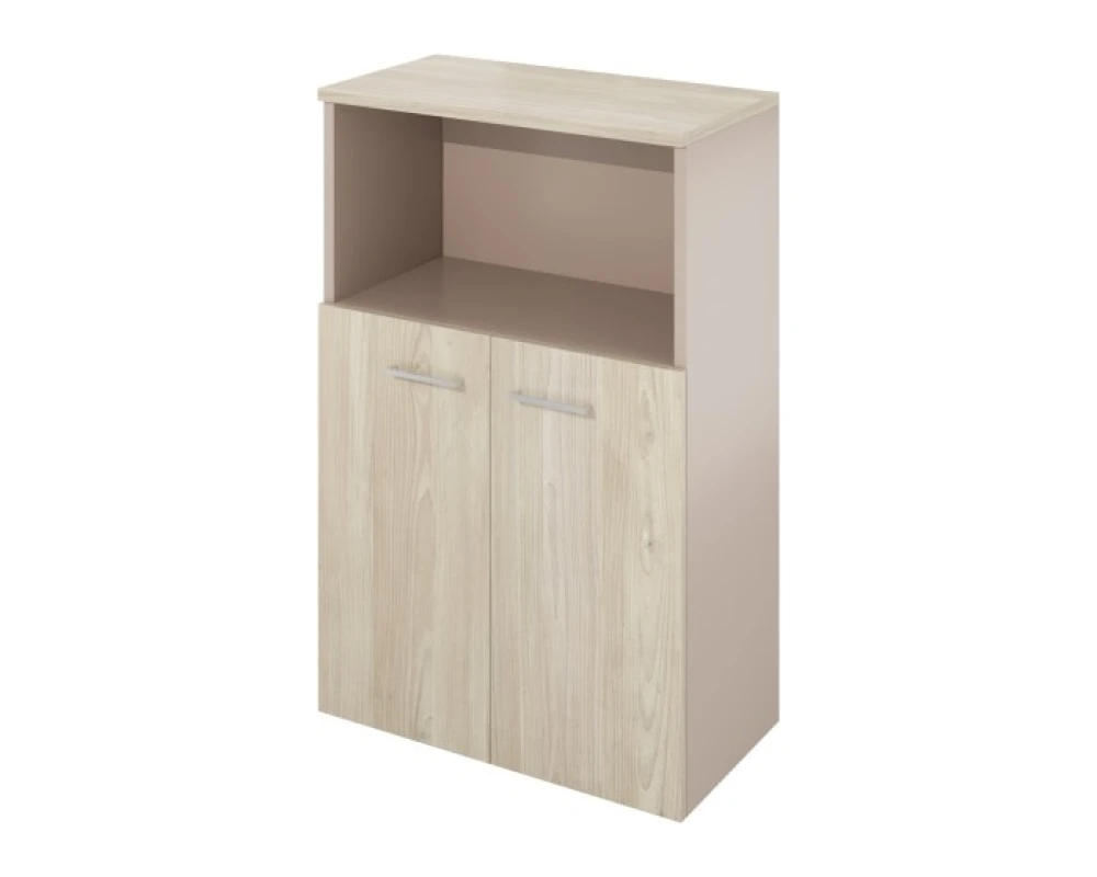Шкаф низкий две глухие двери и полка (800х418х1250) Дуглас
