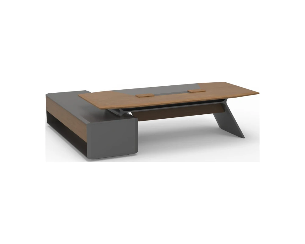 Стол руководителя правый 2800x2250x760 Aulenti